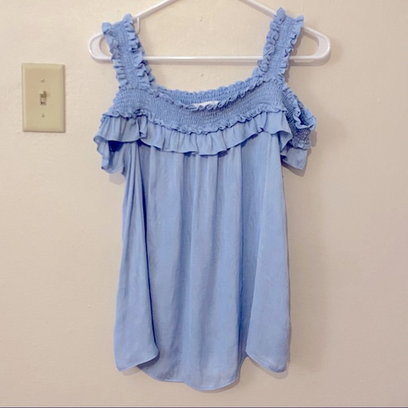 Anthropologie Tops - Anthropologie Revealing Shoulder Blouse